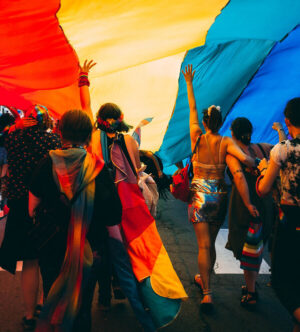 pride parade flag ai image